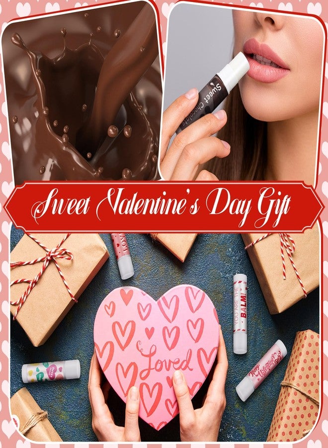 Siifert 30 Pack Valentine's Day Lip Balms Gifts Bulk Chocolate Flavor Lip Balms Party Favors Galentines Day Gifts Party Basket Stuffers for Women Coworker Staff Teacher Nurse (Lovely Hearts) - Image 5
